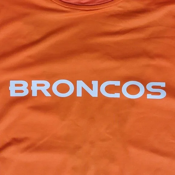 Mens Nike Dri-Fit Orange Denver Broncos Football Performance T-Shirt - XL - Picture 5 of 10